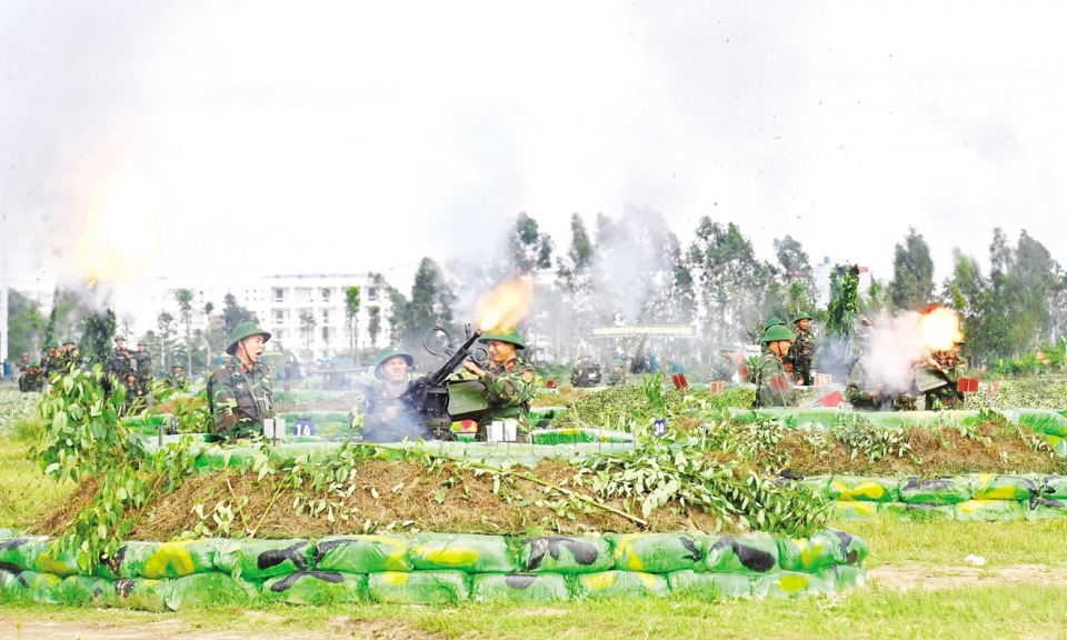 Tô thắm truyền thống quân đội anh hùng