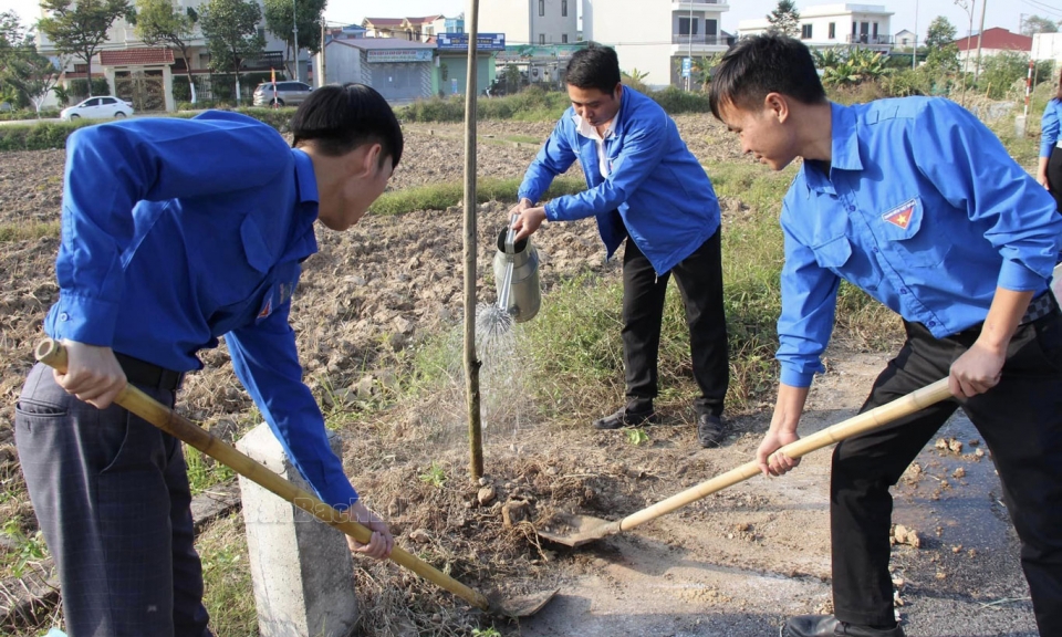 Khánh thành “Hàng cây thanh niên”