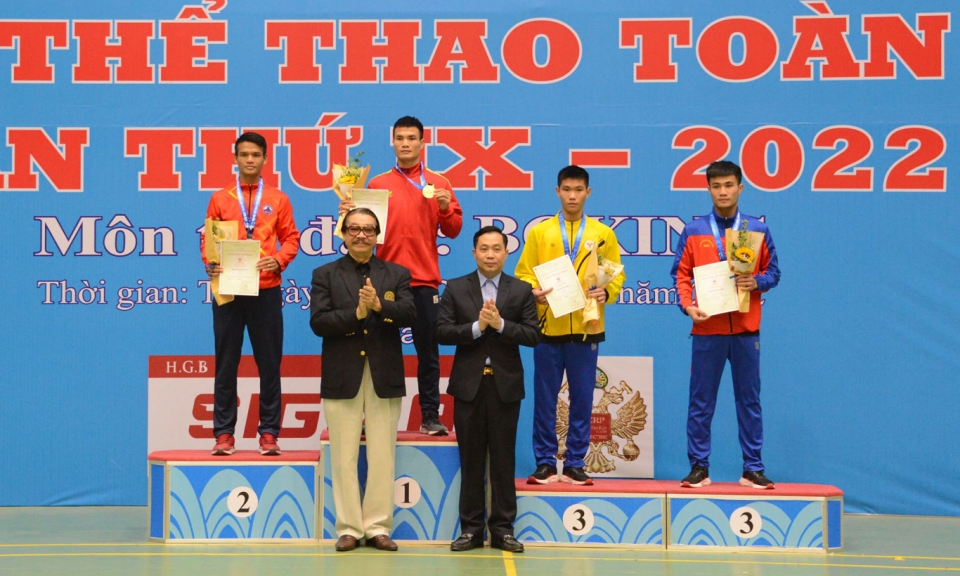 Bắc Ninh giành 9 huy chương, xếp thứ Ba toàn đoàn môn Boxing Đại hội Thể thao toàn quốc lần thứ IX