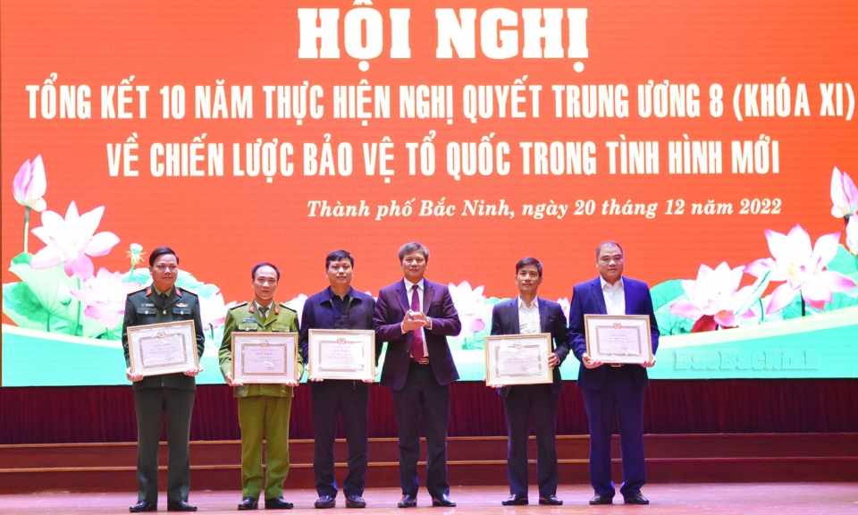 Thành uỷ Bắc Ninh tổng kết 10 năm thực hiện Chiến lược bảo vệ Tổ quốc trong tình hình mới