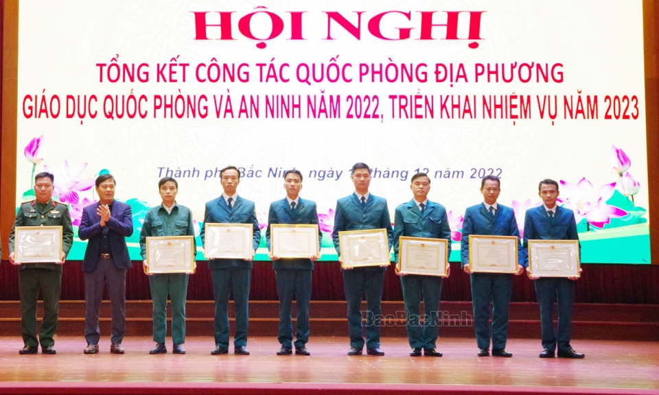 Thành phố Bắc Ninh triển khai công tác quốc phòng địa phương năm 2023