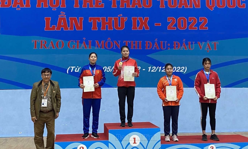 Đội tuyển Vật Bắc Ninh giành 4 huy chương
