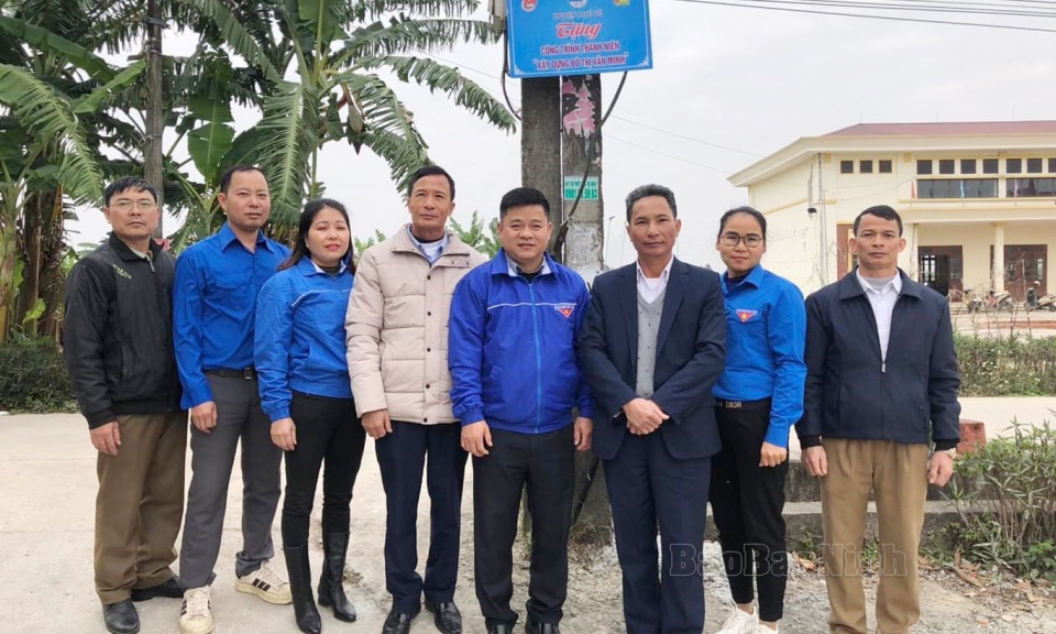 Khánh thành công trình thanh niên “Xây dựng đô thị văn minh”