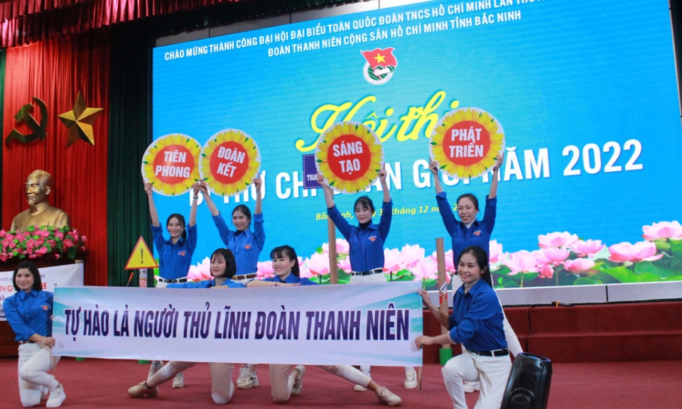 Ghi nhận ở Hội thi  Bí thư Chi đoàn giỏi
