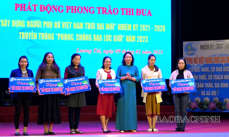 Lương Tài phát động phong trào thi đua “Xây dựng người phụ nữ Việt Nam thời đại mới”