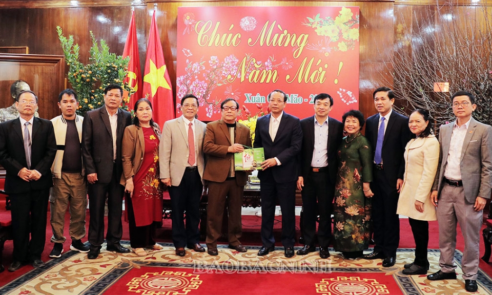 Hội đồng hương Bắc Ninh tại tỉnh Thái Nguyên thăm, chúc Tết tỉnh Bắc Ninh