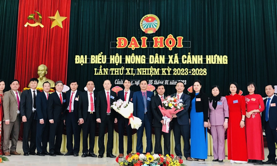 Tổ chức thành công Đại hội điểm cấp cơ sở tại xã Cảnh Hưng