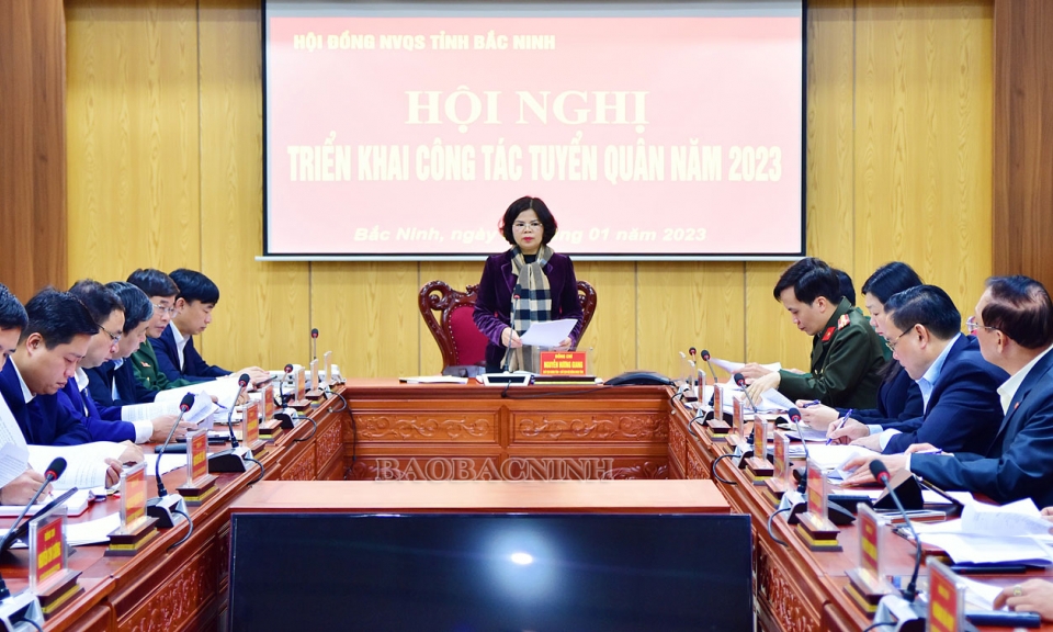 Triển khai công tác tuyển quân năm 2023