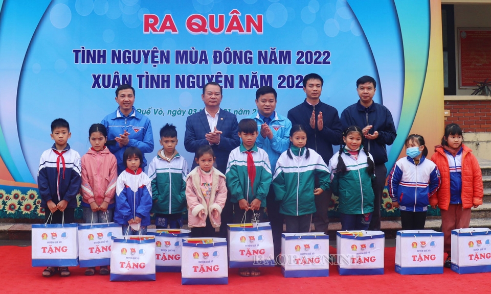 Huyện Đoàn Quế Võ triển khai chương trình tình nguyện