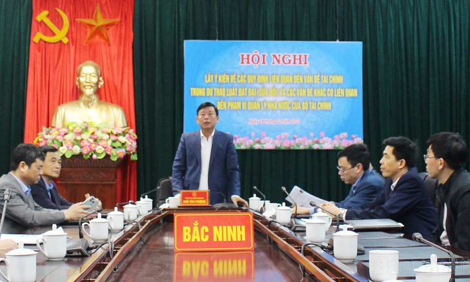 Lấy ý kiến về các quy định tài chính đối với Dự thảo Luật Đất đai (sửa đổi)