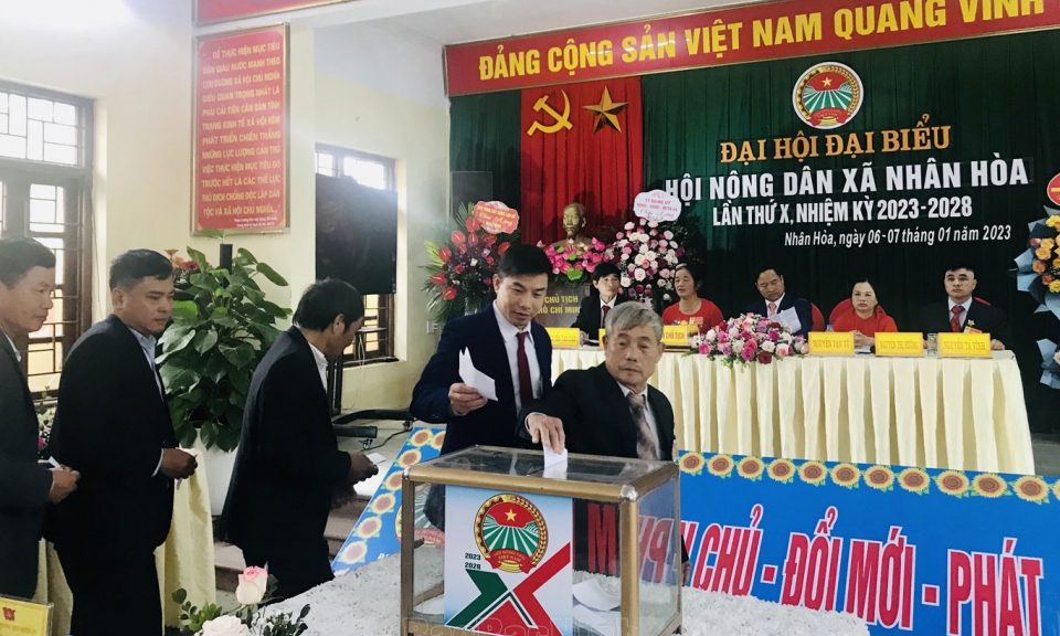 Hoàn thành chỉ đạo Đại hội điểm Hội Nông dân cấp cơ sở