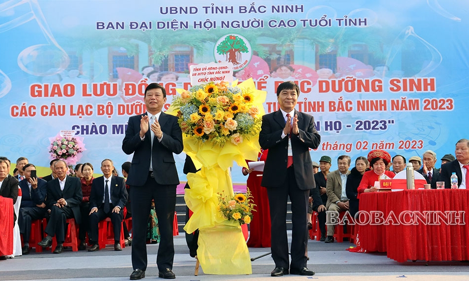 Đồng diễn thể dục dưỡng sinh chào mừng Festival “Về miền Quan họ - 2023”