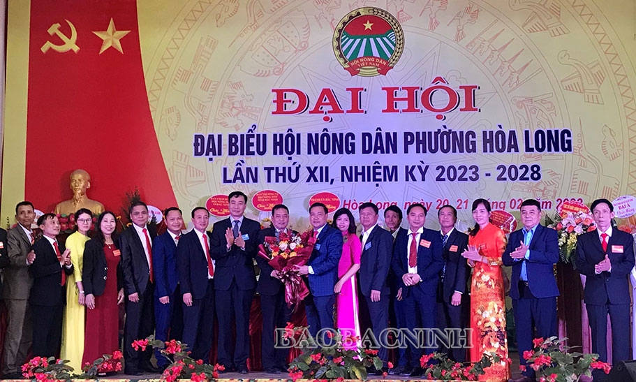 Hội Nông dân phường Hòa Long tổ chức Đại hội điểm