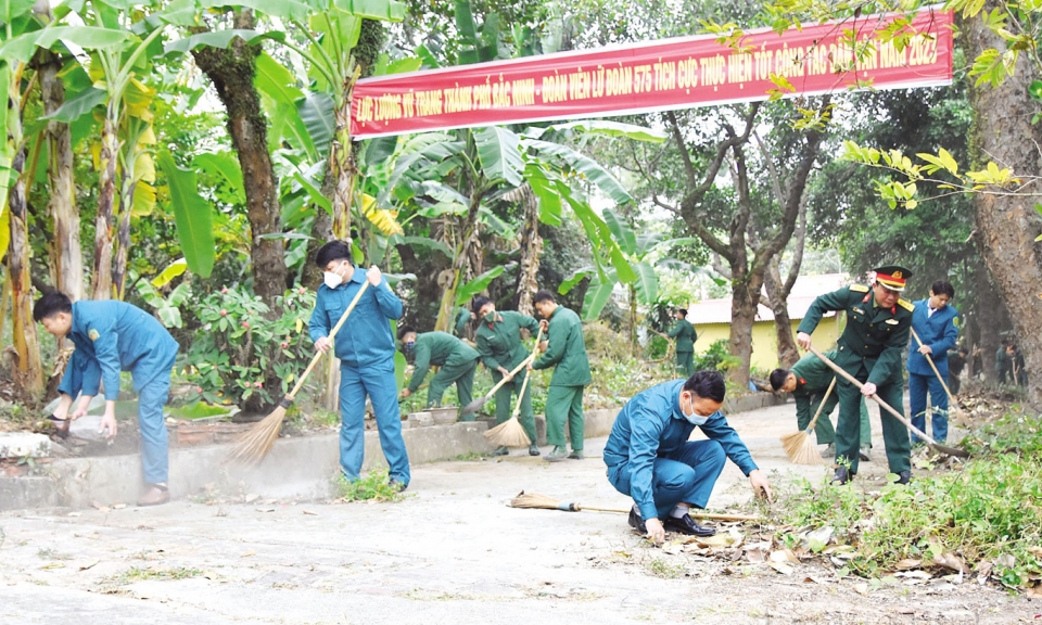 Thành phố Bắc Ninh củng cố  vững chắc nền quốc phòng toàn dân