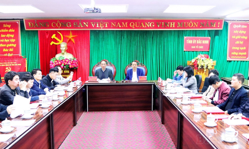 Ban Tổ chức Trung ương quán triệt, triển khai các văn bản của Bộ Chính trị