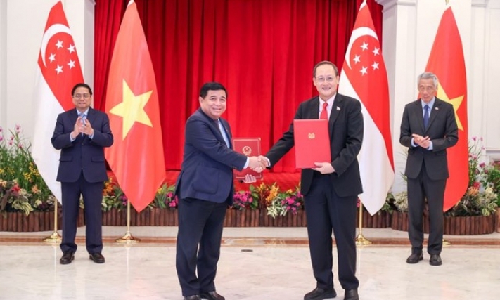 Việt Nam và Singapore thiết lập Quan hệ Đối tác kinh tế số-kinh tế xanh