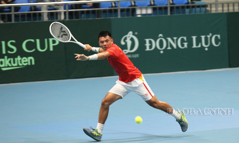 Đội tuyển Quần vợt nam Việt Nam dừng bước ở vòng Play- off Davis Cup nhóm II