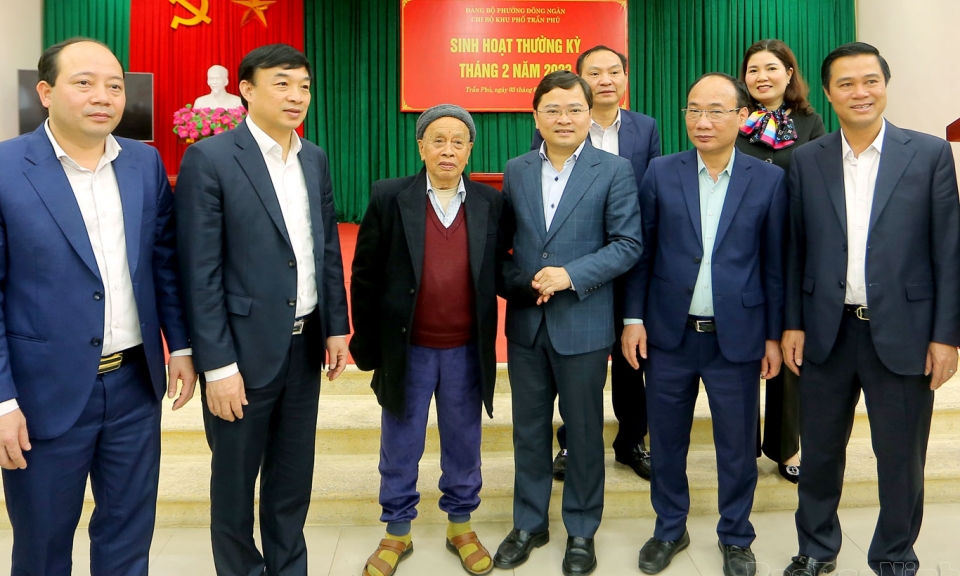 Bí thư Tỉnh ủy Nguyễn Anh Tuấn dự sinh hoạt Chi bộ tại cơ sở