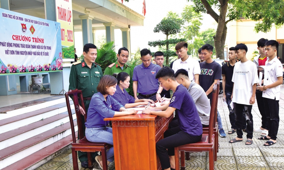 Tòng quân-khởi đầu hành trình  tự hào của tuổi trẻ