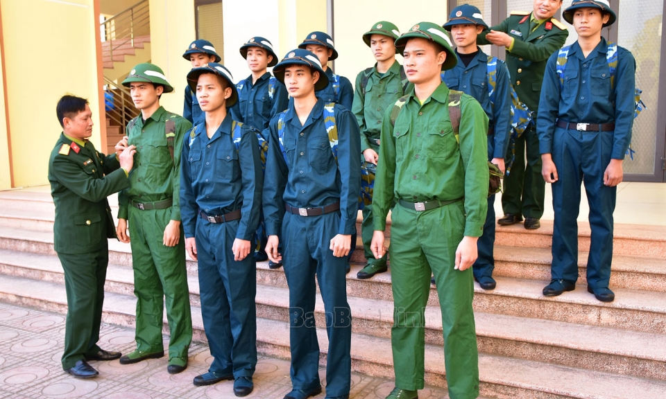 1.680 công dân ưu tú sẵn sàng lên đường nhập ngũ