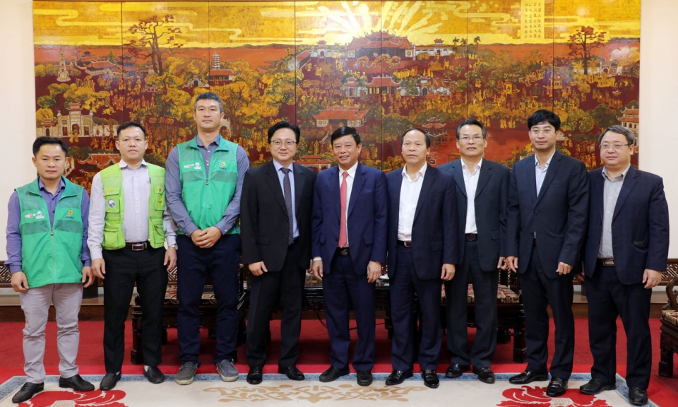 Lãnh đạo UBND tỉnh tiếp và làm việc với Quỹ toàn cầu hoá Saemaul, Hàn Quốc