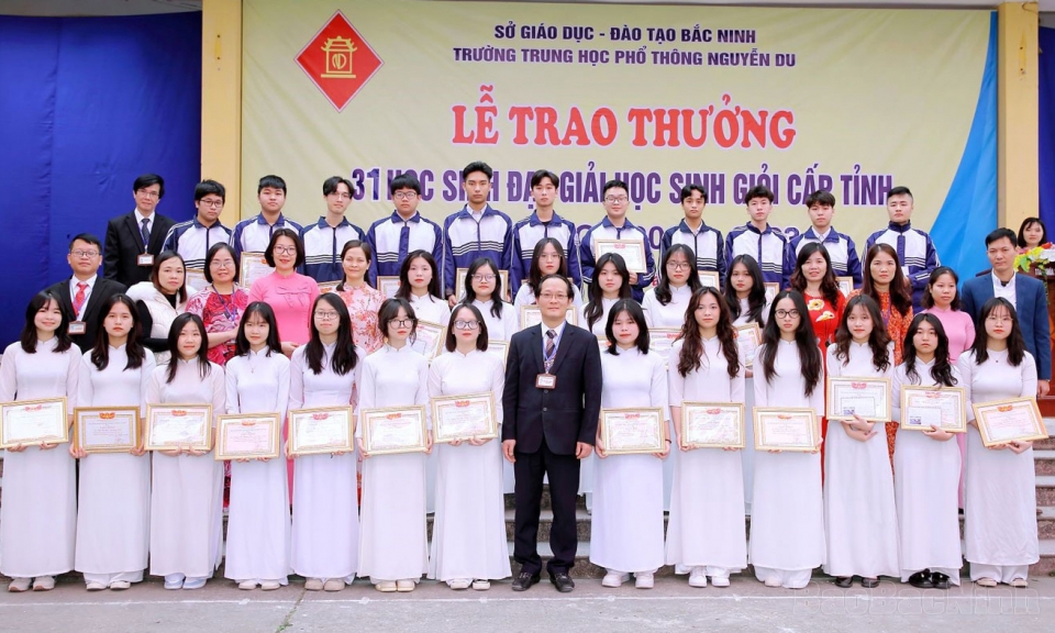 Trường ngoài công lập có 31 học sinh giỏi cấp tỉnh