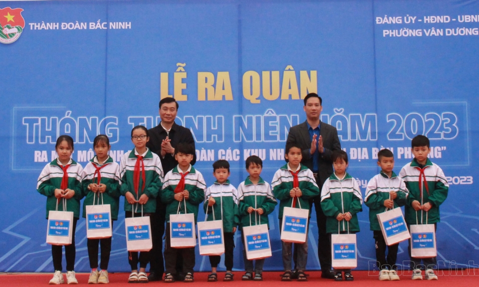Thành Đoàn Bắc Ninh ra quân Tháng Thanh niên