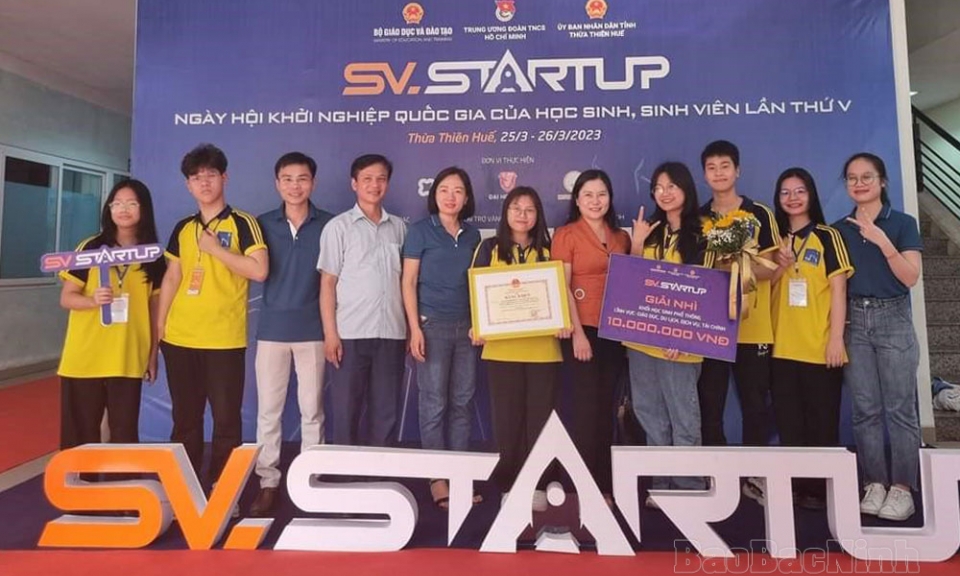 Bắc Ninh đạt giải Nhì cuộc thi “Học sinh, sinh viên với ý tưởng khởi nghiệp” năm 2023