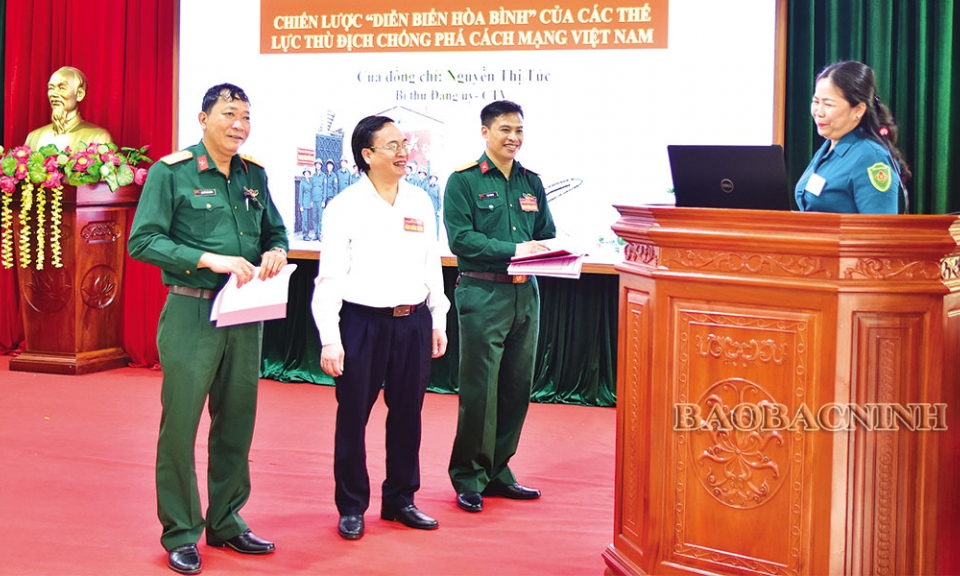 Góp phần giữ vững trận địa tư tưởng  của Đảng trong Quân đội
