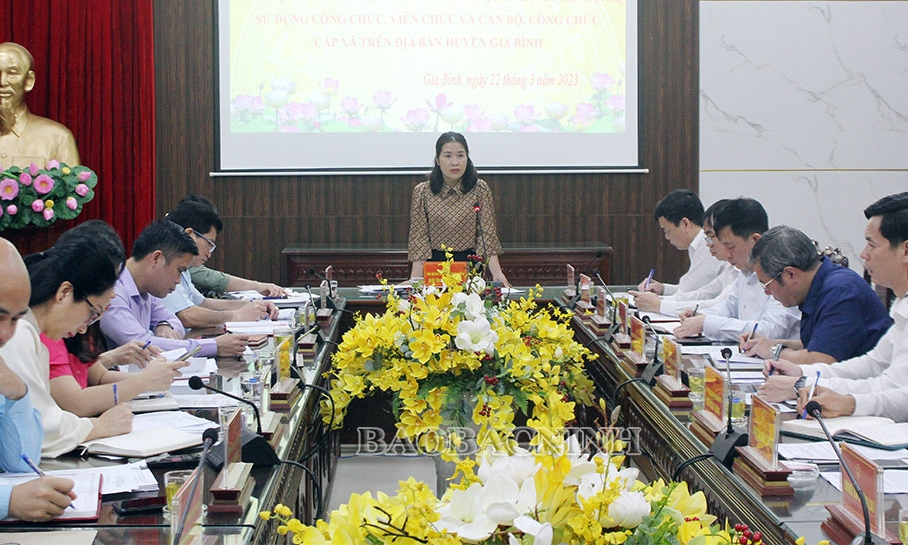 51,4% cán bộ, công chức, viên chức khối cơ quan chuyên môn huyện Gia Bình có trình độ Thạc sỹ