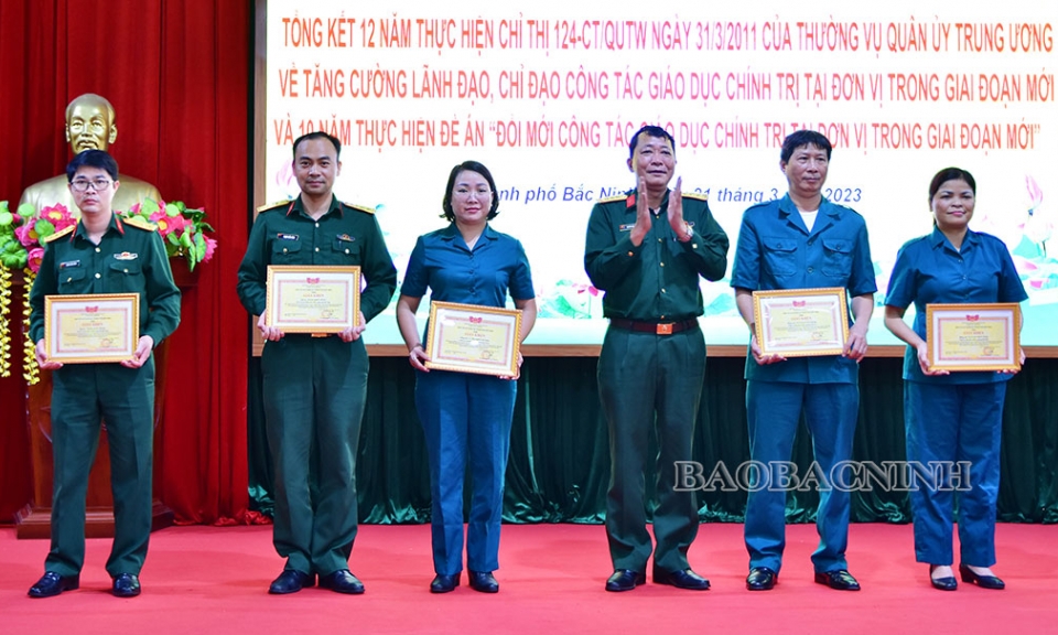 Tổng kết thực hiện đổi mới công tác giáo dục chính trị tại đơn vị