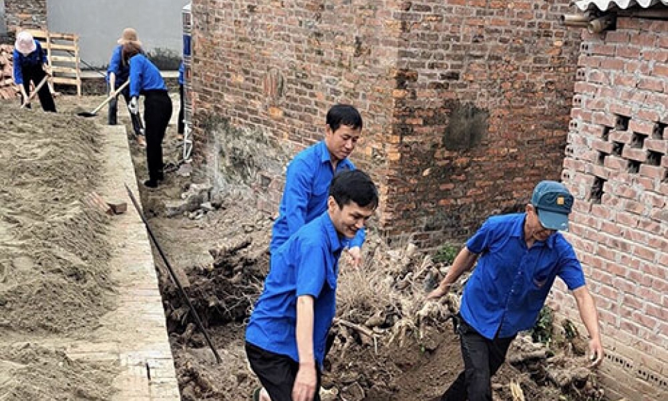 Thanh niên Gia Bình  góp sức thay đổi  diện mạo nông thôn