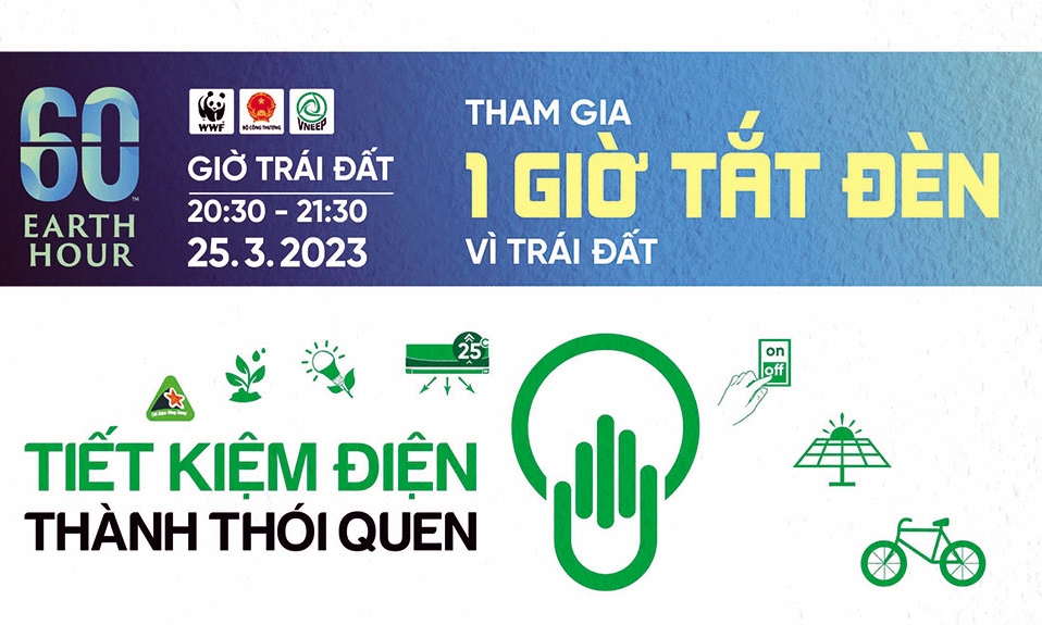 Bắc Ninh thiết thực  hưởng ứng Giờ Trái đất 2023