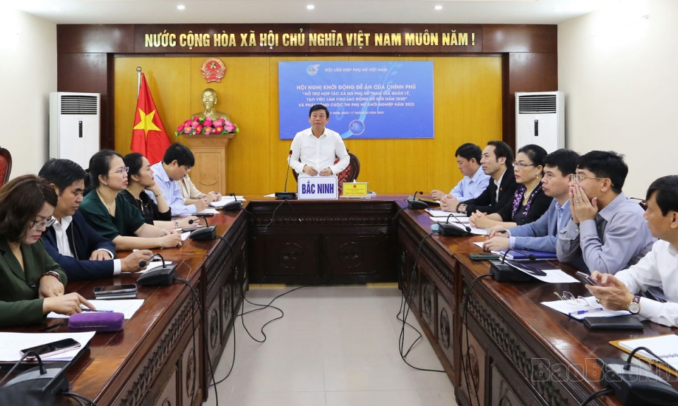 Khởi động Đề án “Hỗ trợ HTX do phụ nữ tham gia quản lý, tạo việc làm cho lao động nữ đến năm 2030”