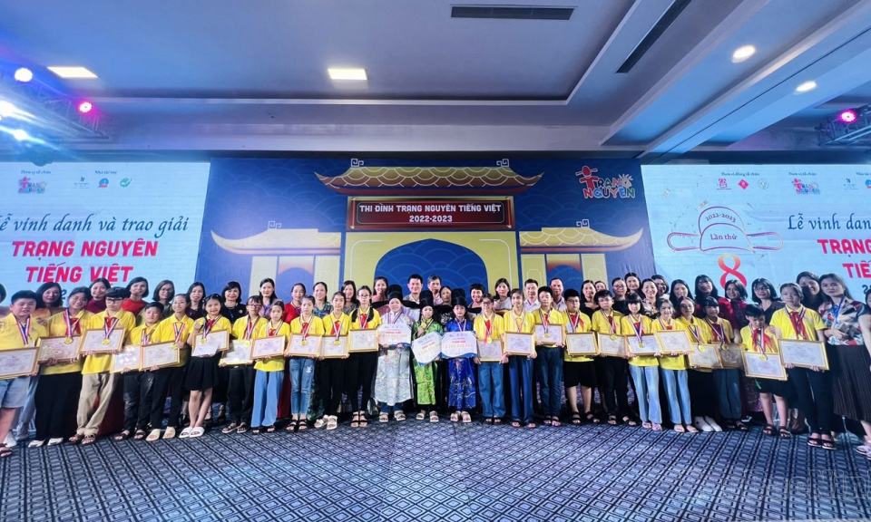 Bắc Ninh giành nhiều giải cao tại Hội thi Trạng Nguyên Tiếng Việt năm học 2022-2023
