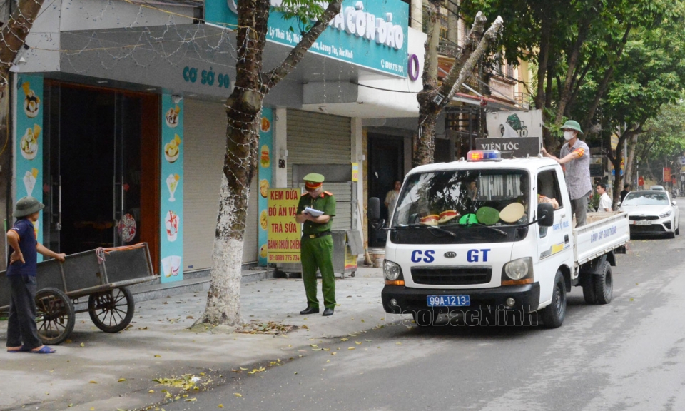 Lương Tài ra quân Tổng kiểm tra, xử lý vi phạm về trật tự ATGT