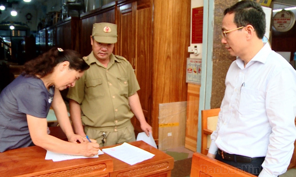 Thành phố Bắc Ninh triển khai kế hoạch cao điểm tổng kiểm tra, xử lý vi phạm về trật tự ATGT