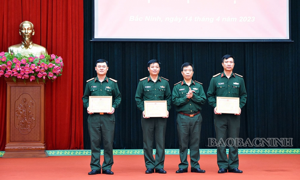 Bế mạc Hội thi cán bộ giảng dạy chính trị giỏi Bộ CHQS tỉnh