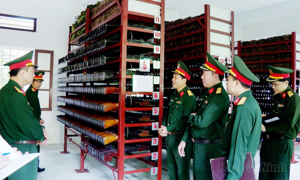 Kiểm tra công tác bảo đảm an toàn kỹ thuật tại Bộ CHQS tỉnh