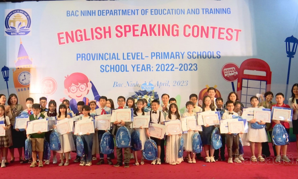 Hội thi Nói giỏi tiếng Anh cấp tỉnh khối Tiểu học năm học 2022-2023