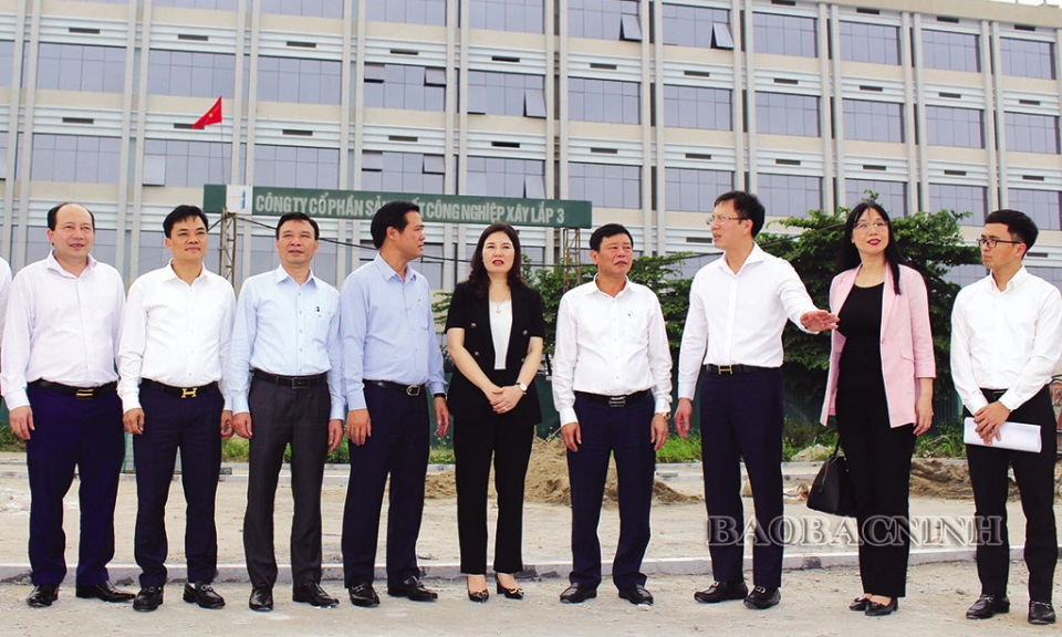 Kiểm đếm tiến độ thực hiện dự án đầu tư xây dựng cơ sở 2 Trường Đại học Luật Hà Nội