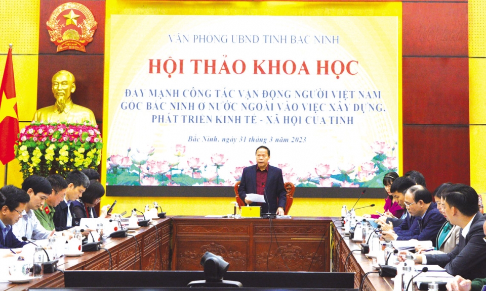 Bac Ninh strengthens mobilizing Bac Ninh expatriates to participate in homeland construction