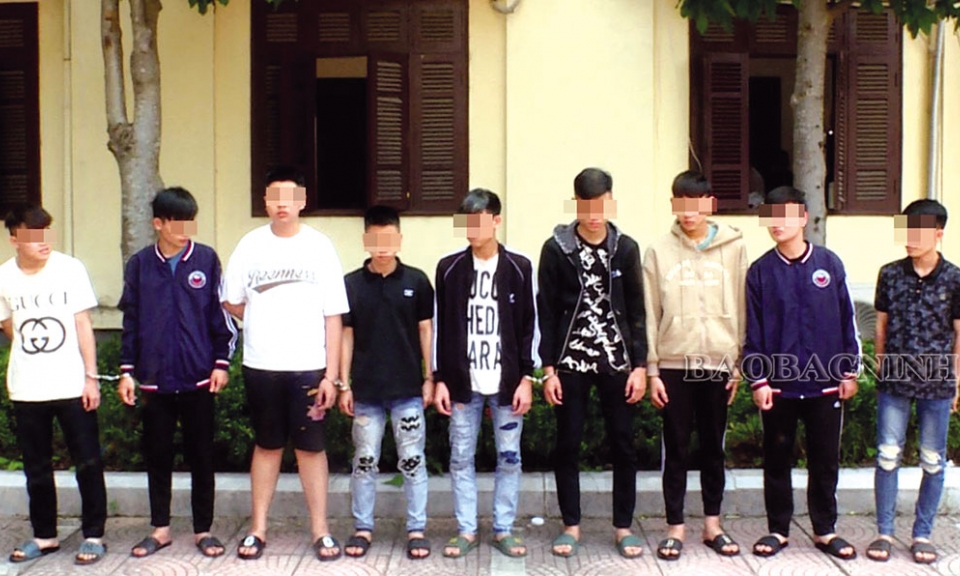 Ngăn chặn tình trạng thanh, thiếu niên  gây rối trật tự công cộng