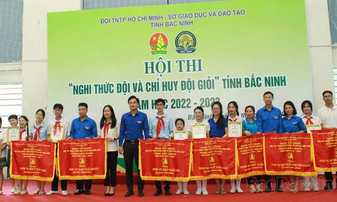 Hội thi “Nghi thức Đội và Chỉ huy Đội giỏi” tỉnh Bắc Ninh, năm học 2022-2023