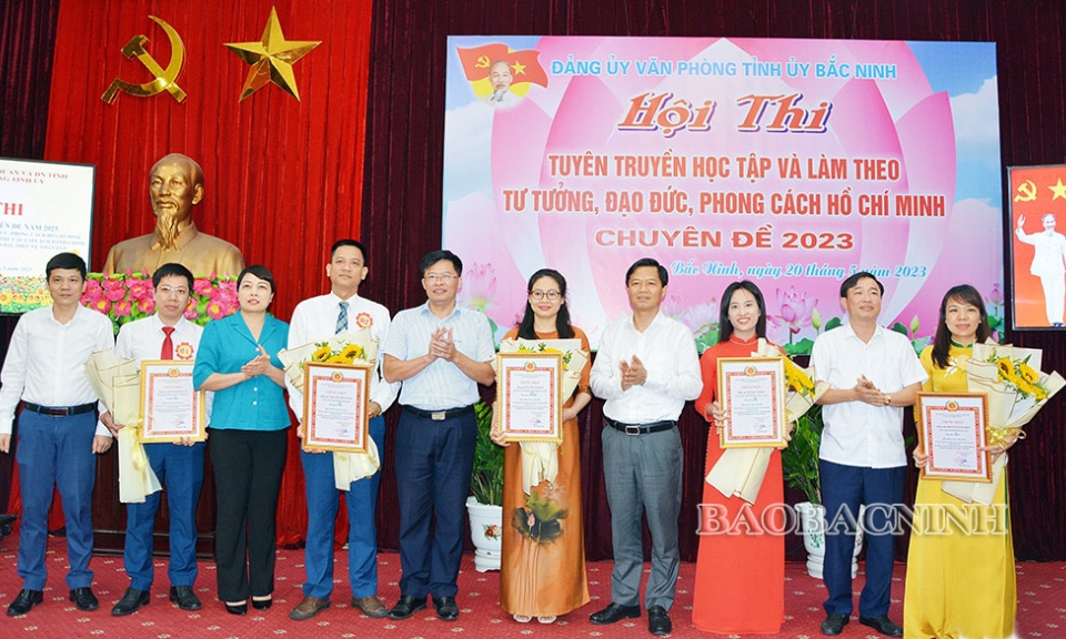 Hội thi tuyên truyền học tập và làm theo tư tưởng, đạo đức, phong cách Hồ Chí Minh chuyên đề năm 2023