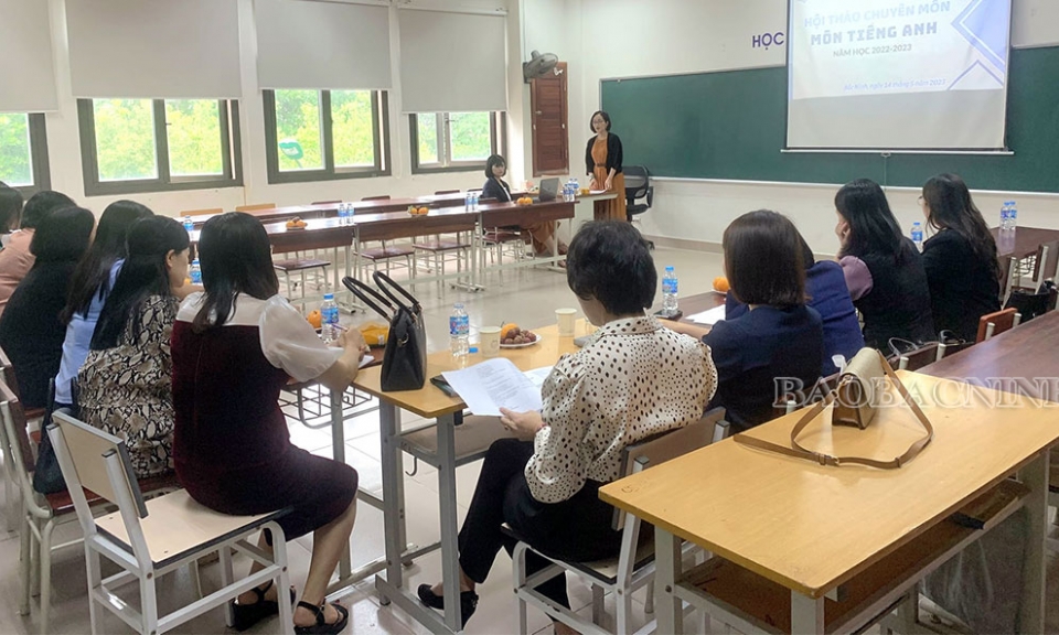 Hội thảo liên thông giữa trường THPT Chuyên Bắc Ninh và 8 trường THCS trọng điểm