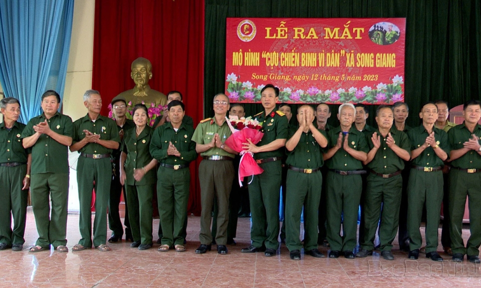 Ra mắt mô hình Tổ Cựu chiến binh vì dân