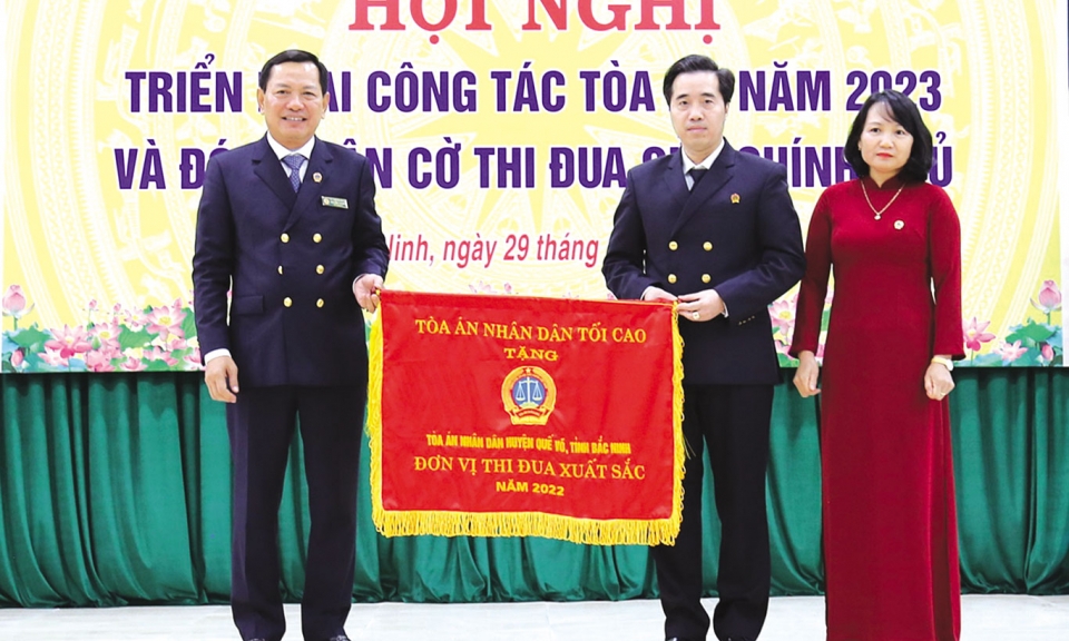 TAND thị xã Quế Võ tích cực thi đua  hoàn thành xuất sắc nhiệm vụ