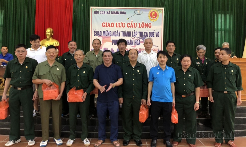 Hội Cựu chiến binh phường Nhân Hòa hướng mạnh hoạt động về cơ sở