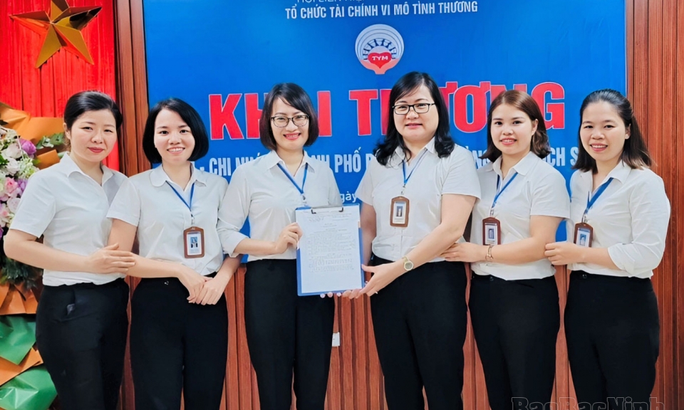 Khai trương Phòng giao dịch TYM tại thị xã Thuận Thành và huyện Gia Bình